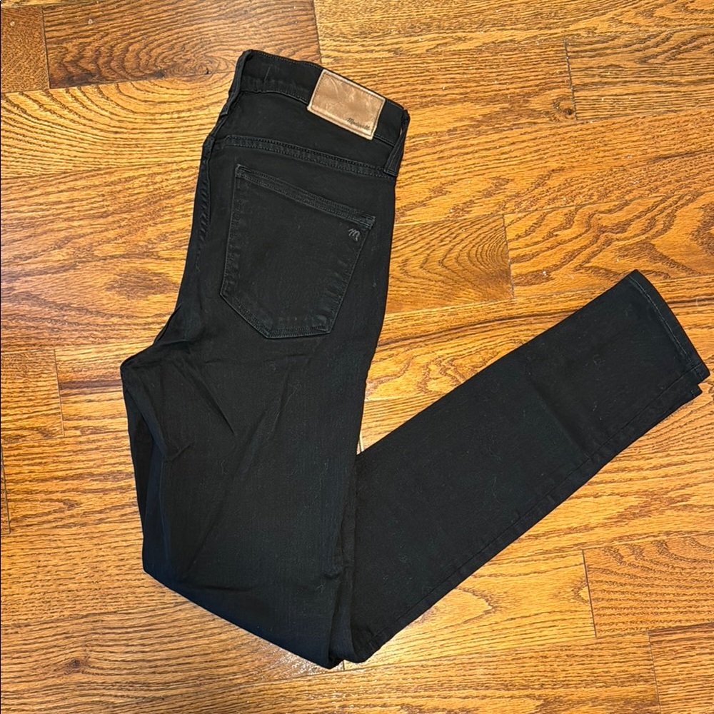 Madewell Black Skinny Jeans Classic Fit